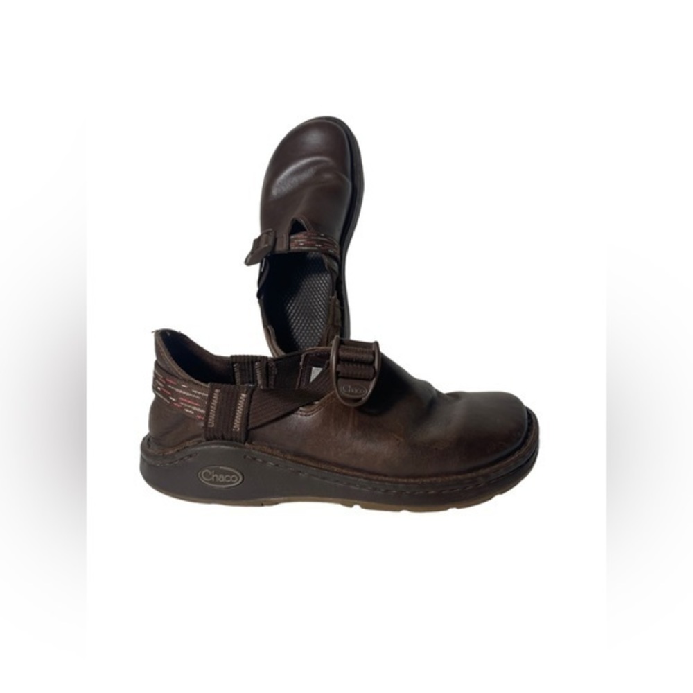 NEVER BEEN WORN OUT Women's Chaco PedShed Brown Leather Shoes- size 7 - Picture 2 of 14